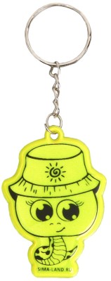 Брелок светоотражающий "Змейка в панамке"