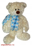 Новогодний подарок "Медведь в шарфе"