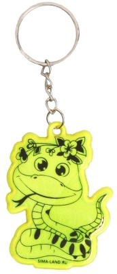 Брелок светоотражающий "Змейка с венком"