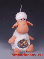 Новогодний подарок "Меховая игрушка "Овца"