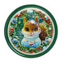 Магнит объёмный "Белочка"