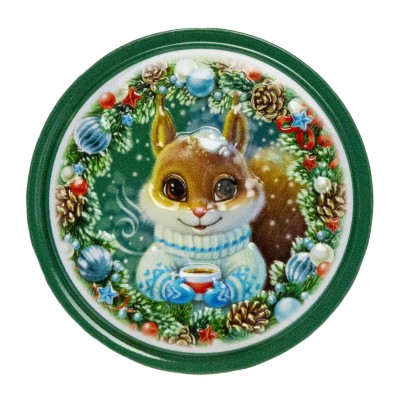 Магнит объёмный "Белочка"