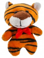 Мягкая игрушка-магнит "Тигр с бантом"