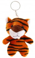 Мягкая игрушка-брелок "Тигр с колокольчиком"