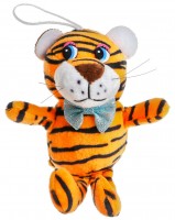 Мягкая игрушка "Тигр с бантом, на подвесе"