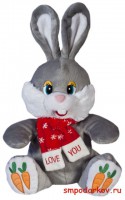 Новогодний подарок "Кролик с шарфом"