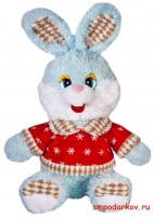Новогодний подарок "Кролик в свитере"