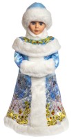 Снегурочка в расписной шубе