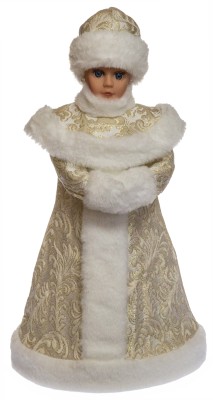 Снегурочка в золотой шубке