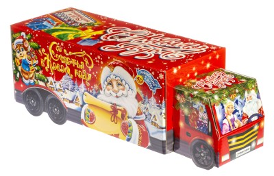 Новогодний подарок "Новогодний грузовик" + сувенир