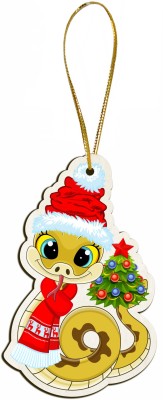 Подвес "Змея в шапочке и шарфике"