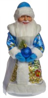 Дед Мороз с шаром, синий
